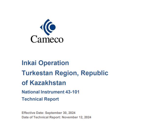 Cameco 2024 Inkai Technical Report