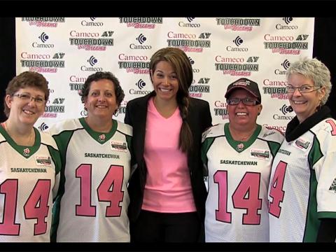 Cameco Touchdown for Dreams 2014 dream recipients